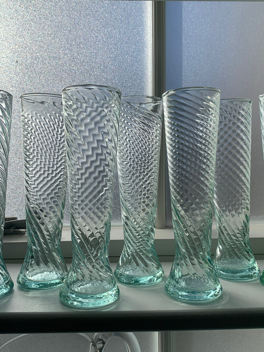 Maroc Glass Champagne / Cocktail Swirl