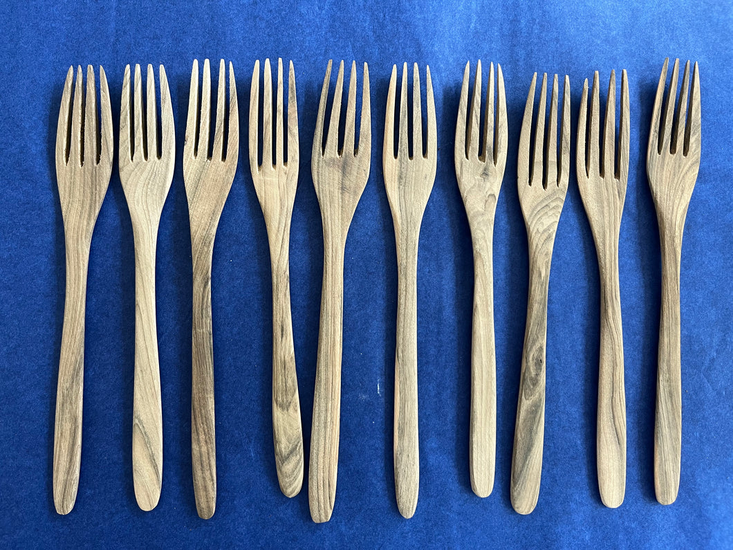 Walnut wood fork Bohemia Design