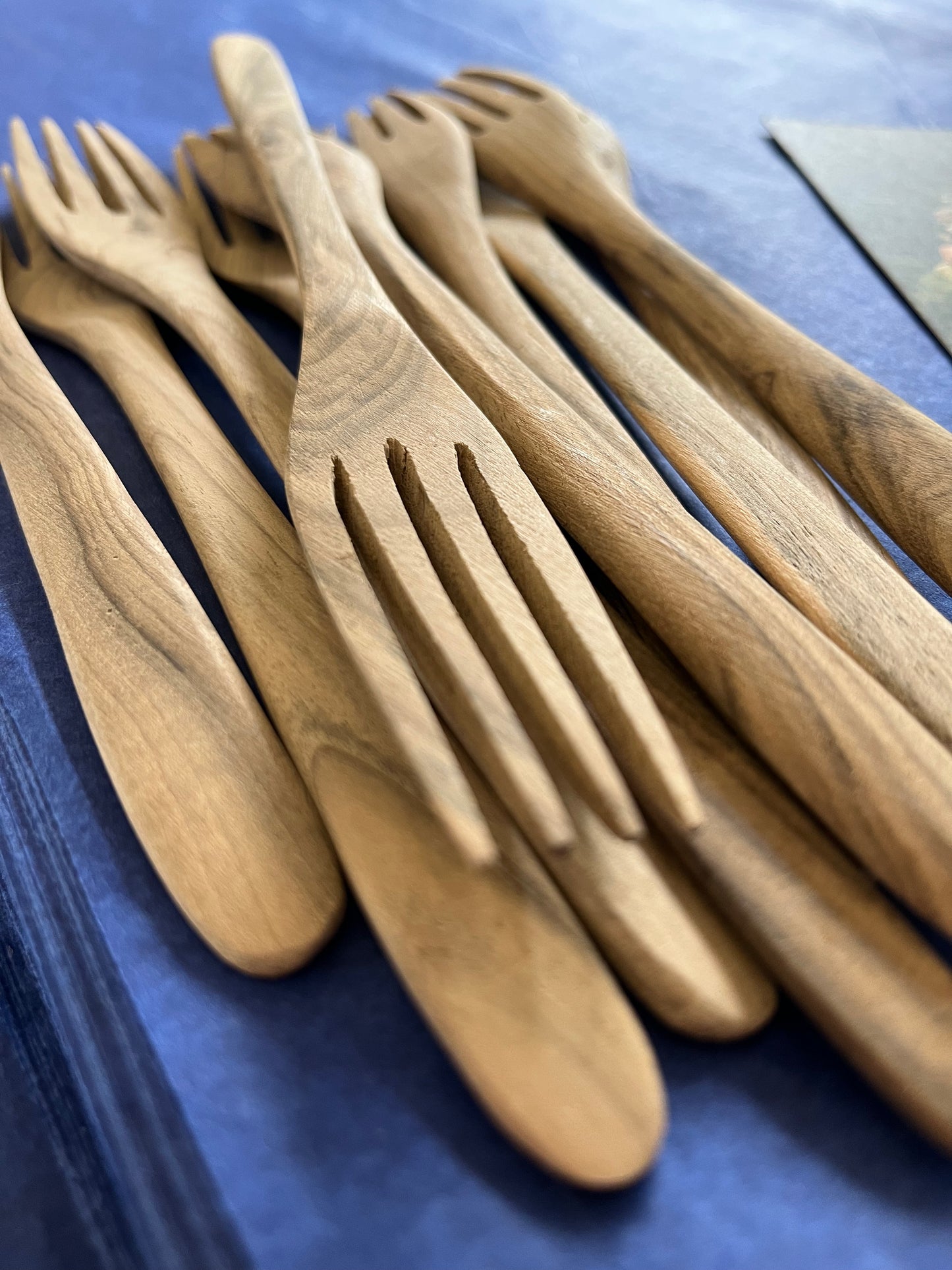 Walnut wood fork Bohemia Design