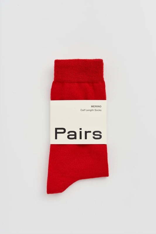 Pairs Merino Calf Length Socks