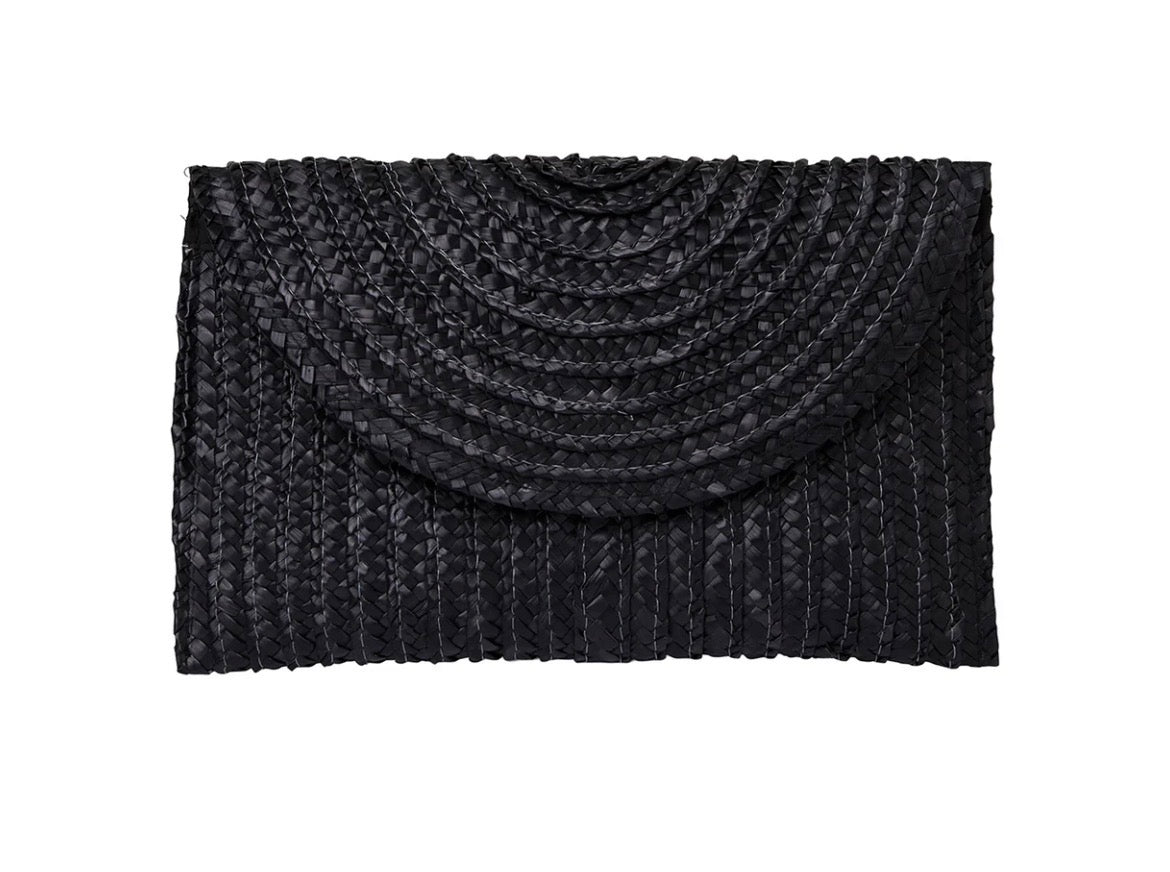 Somerville straw clutch