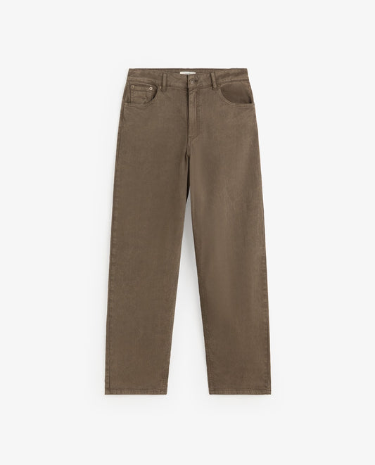 YERSE AW26 Denim Trousers Chocolate 45852