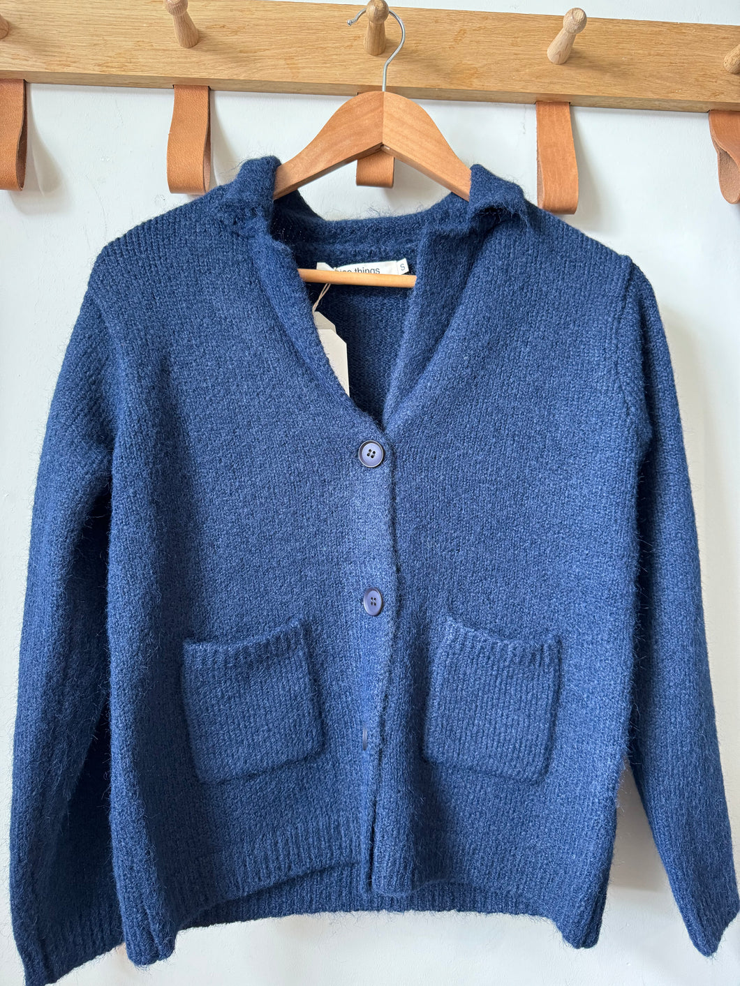 Nice Things AW24 Cardigan Blazer - Navy