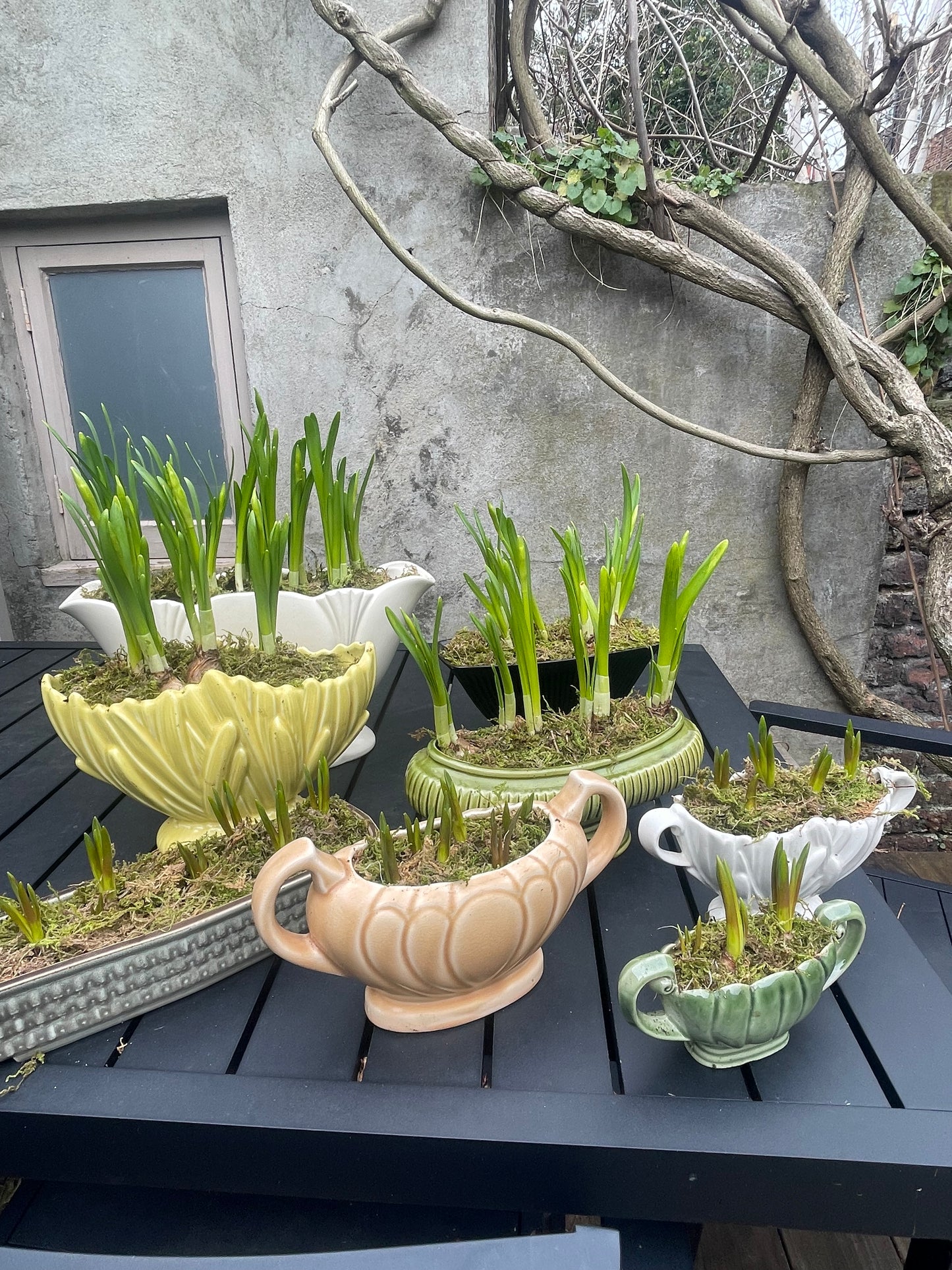 Vintage Mantle Vase Planter