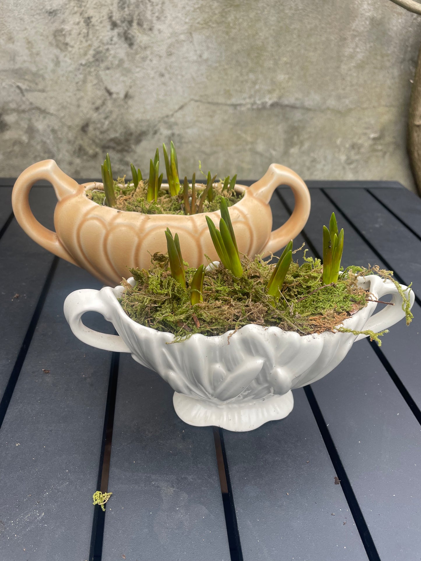 Vintage Mantle Vase Planter