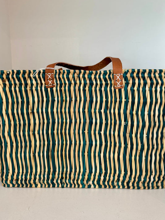 MAROC BASKET  Woven Reed Shopper