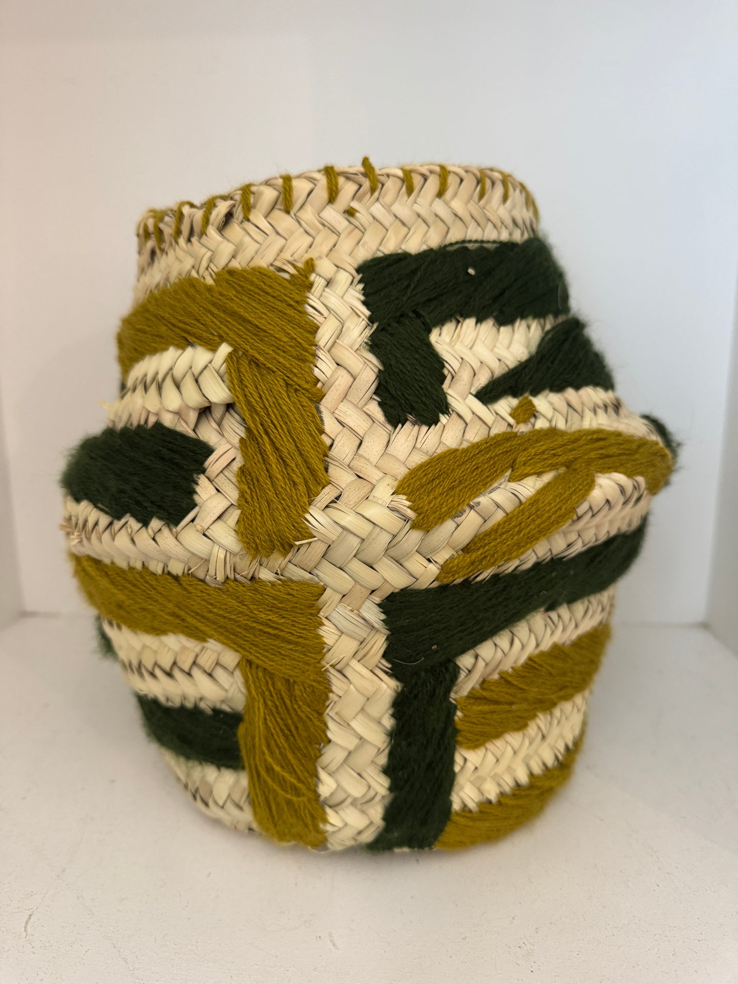 MAROC Embroidered Storage Basket