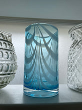 Load image into Gallery viewer, FBV Vintage Blue Swirl small vase
