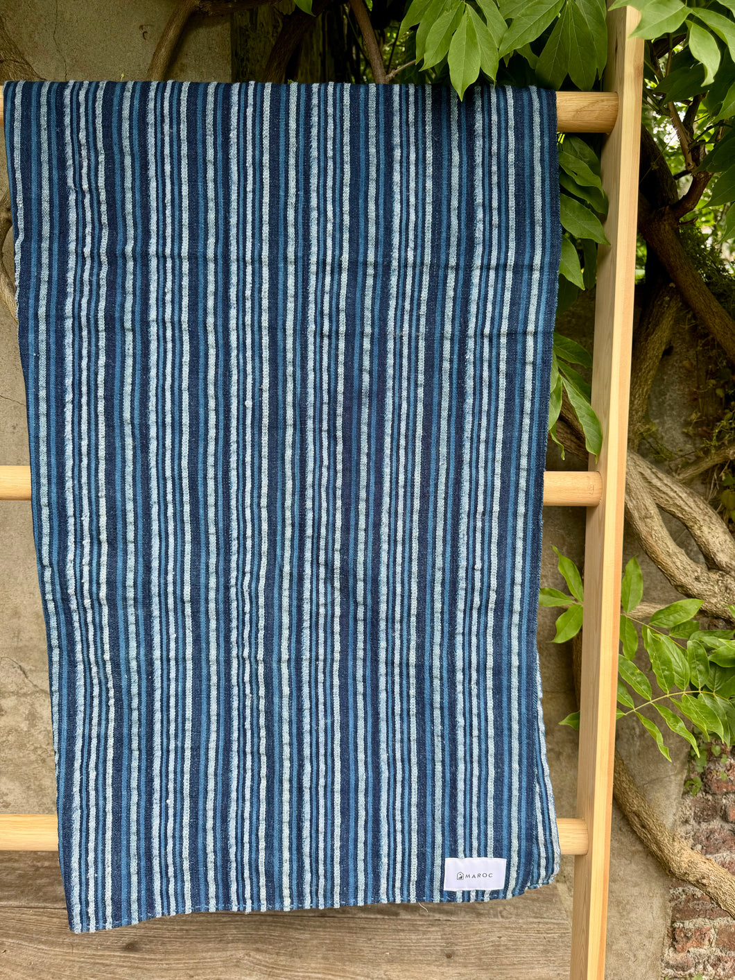 INDIGO VIntage Stripe Cloth Textile