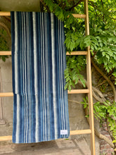 Load image into Gallery viewer, INDIGO VIntage Stripe Cloth Textile
