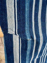 Load image into Gallery viewer, INDIGO VIntage Stripe Cloth Textile
