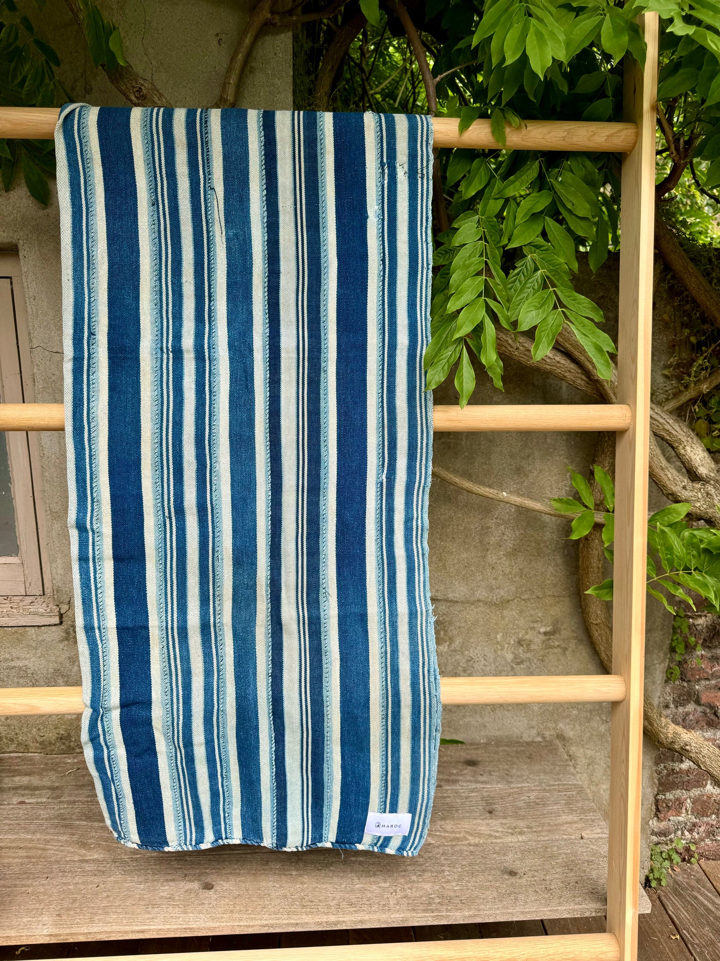 INDIGO VIntage Stripe Cloth Textile