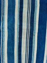 Load image into Gallery viewer, INDIGO VIntage Stripe Cloth Textile
