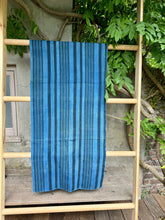 Load image into Gallery viewer, INDIGO VIntage Stripe Cloth Textile
