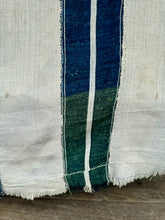 Load image into Gallery viewer, INDIGO VIntage Stripe Cloth Textile
