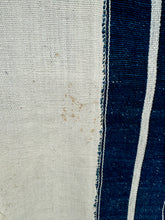 Load image into Gallery viewer, INDIGO VIntage Stripe Cloth Textile
