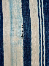 Load image into Gallery viewer, INDIGO VIntage Stripe Cloth Textile
