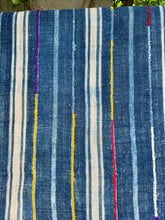 Load image into Gallery viewer, INDIGO VIntage Stripe Cloth Textile
