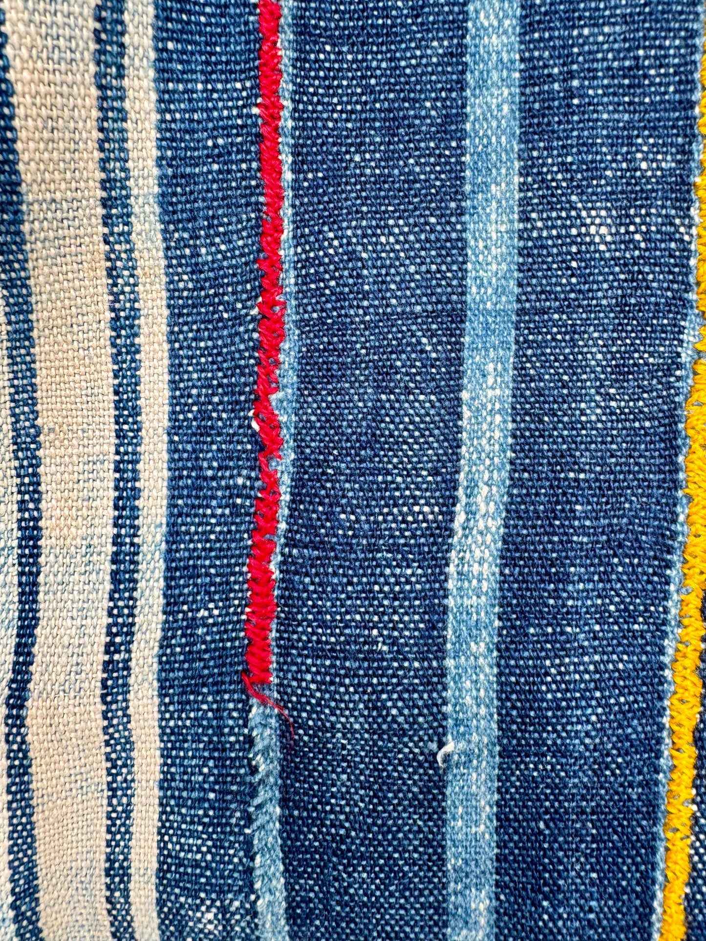INDIGO VIntage Stripe Cloth Textile