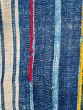 Load image into Gallery viewer, INDIGO VIntage Stripe Cloth Textile
