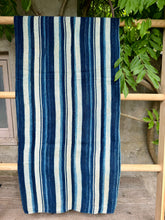 Load image into Gallery viewer, INDIGO VIntage Stripe Cloth Textile
