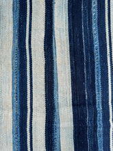 Load image into Gallery viewer, INDIGO VIntage Stripe Cloth Textile
