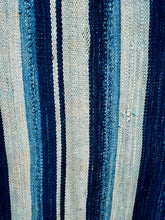 Load image into Gallery viewer, INDIGO VIntage Stripe Cloth Textile
