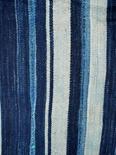 Load image into Gallery viewer, INDIGO VIntage Stripe Cloth Textile
