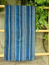 Load image into Gallery viewer, INDIGO VIntage Stripe Cloth Textile
