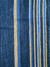 Load image into Gallery viewer, INDIGO VIntage Stripe Cloth Textile
