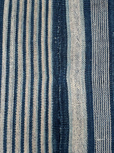 Load image into Gallery viewer, INDIGO VIntage Stripe Cloth Textile
