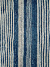 Load image into Gallery viewer, INDIGO VIntage Stripe Cloth Textile
