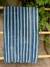 Load image into Gallery viewer, INDIGO VIntage Stripe Cloth Textile
