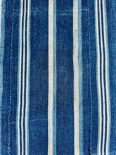 Load image into Gallery viewer, INDIGO VIntage Stripe Cloth Textile
