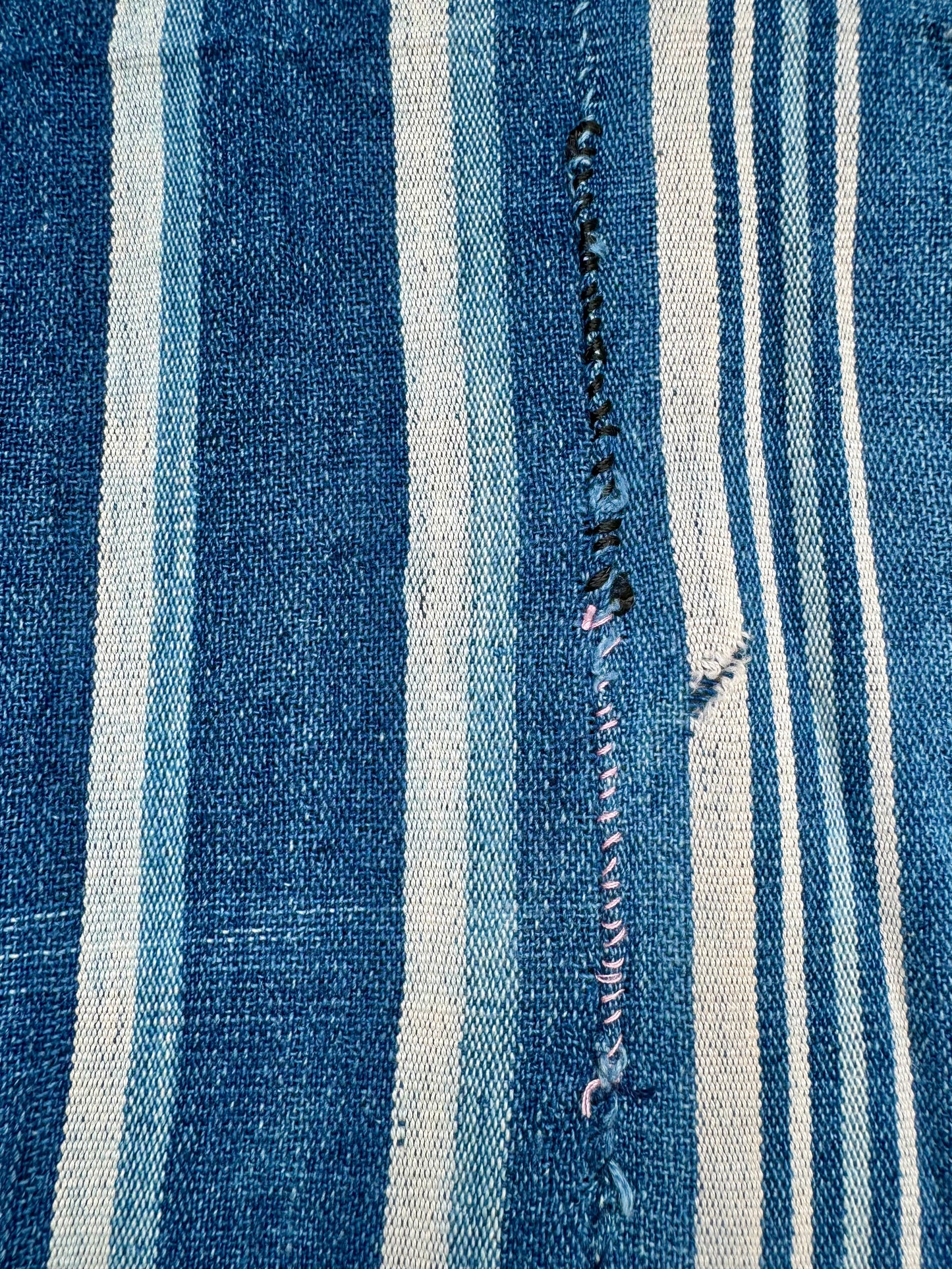 INDIGO VIntage Stripe Cloth Textile