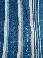 Load image into Gallery viewer, INDIGO VIntage Stripe Cloth Textile
