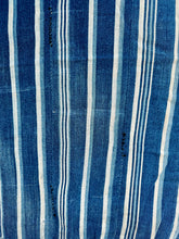 Load image into Gallery viewer, INDIGO VIntage Stripe Cloth Textile
