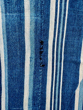 Load image into Gallery viewer, INDIGO VIntage Stripe Cloth Textile
