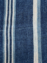 Load image into Gallery viewer, INDIGO VIntage Stripe Cloth Textile
