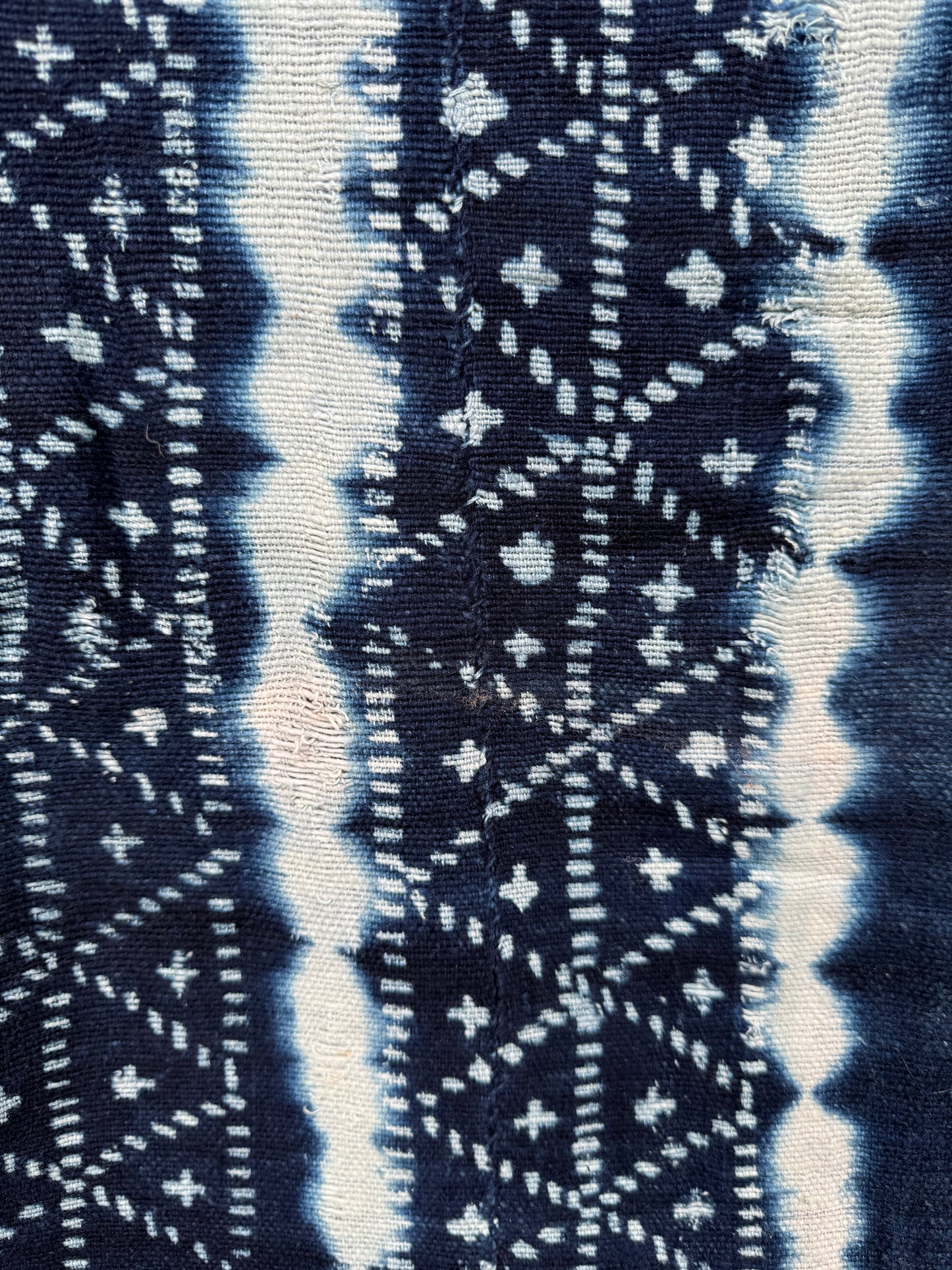 INDIGO - Vintage Dark Blue Indigo Cloth