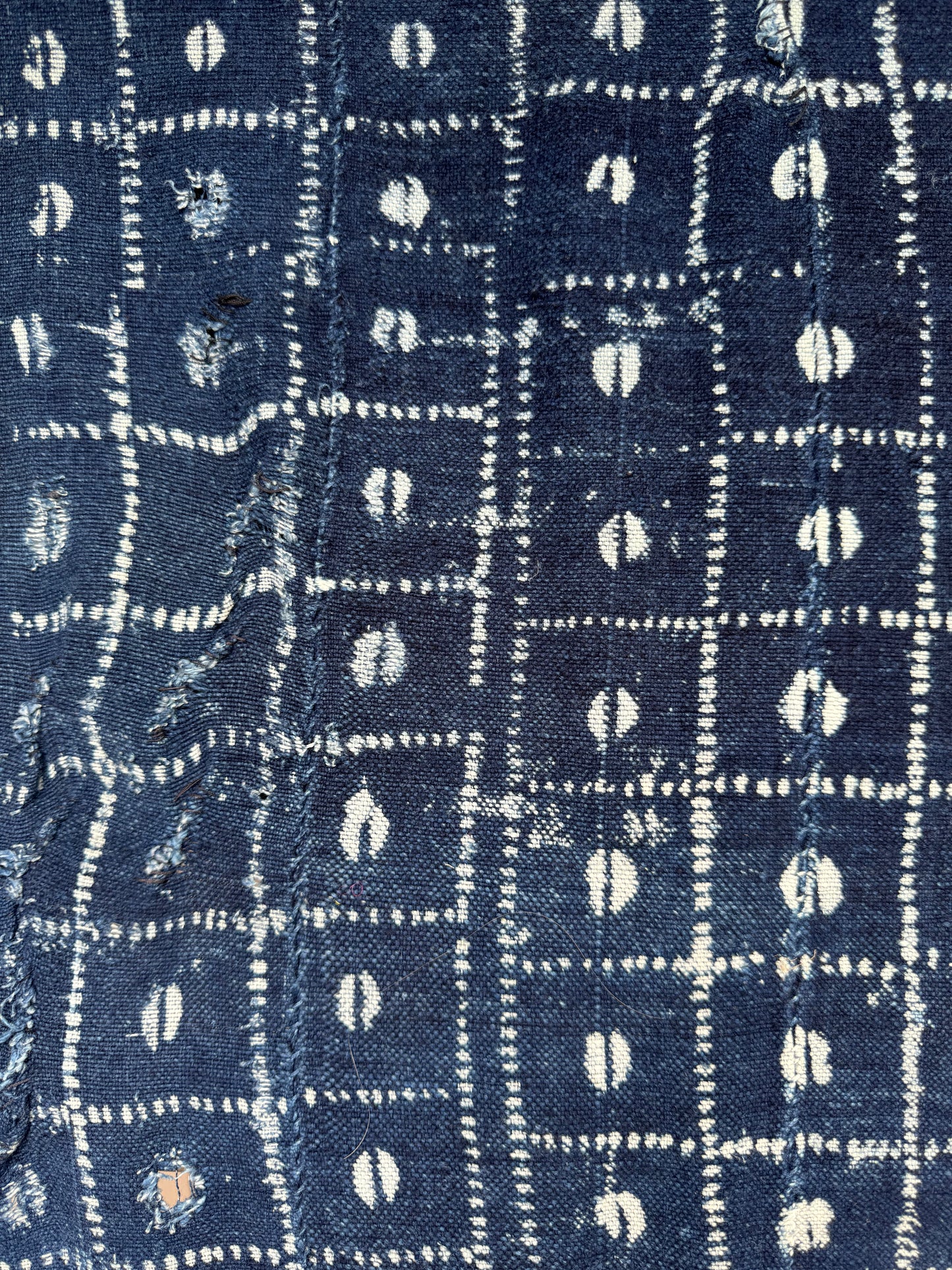 INDIGO - Vintage Dark Blue Indigo Cloth