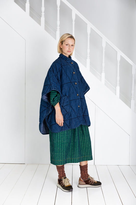 Bonte Kiki Cape Dark Denim AW25