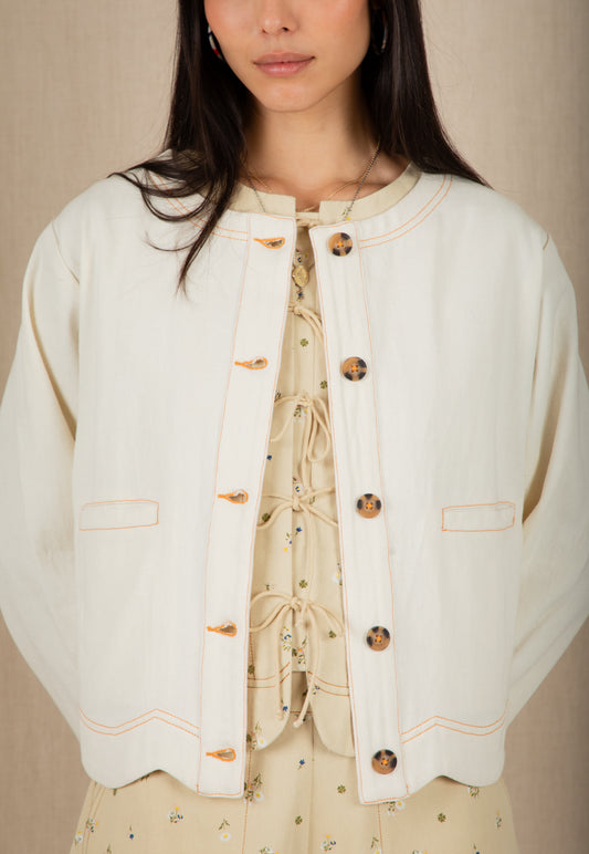 Bonte SS26 Marie Jacket Ecru