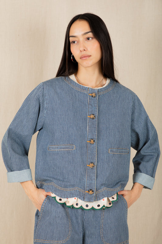 Bonte SS26 Marie Jacket Ticking
