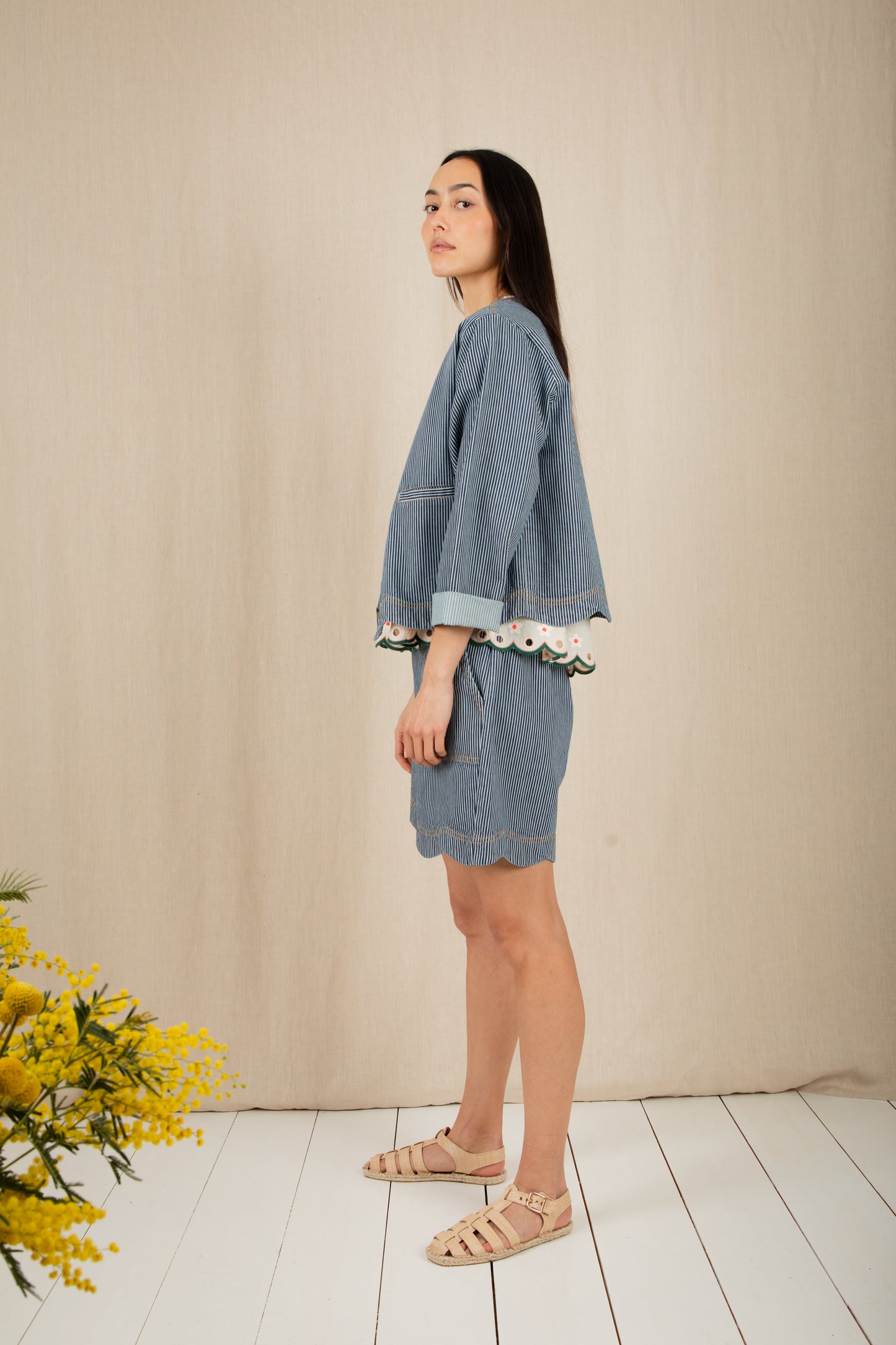 Bonte SS26 Marie Jacket Ticking