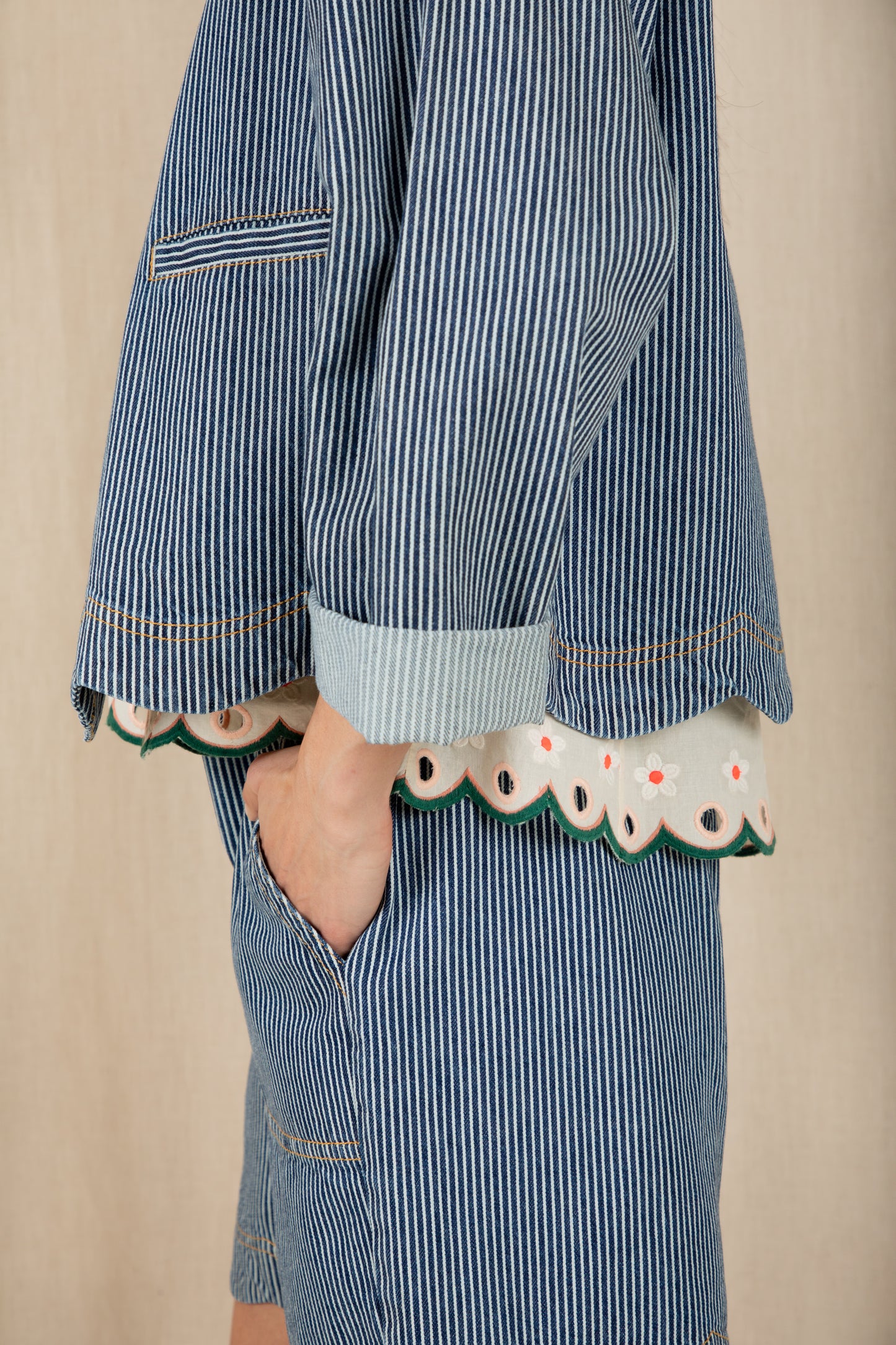 Bonte SS26 Marie Jacket Ticking