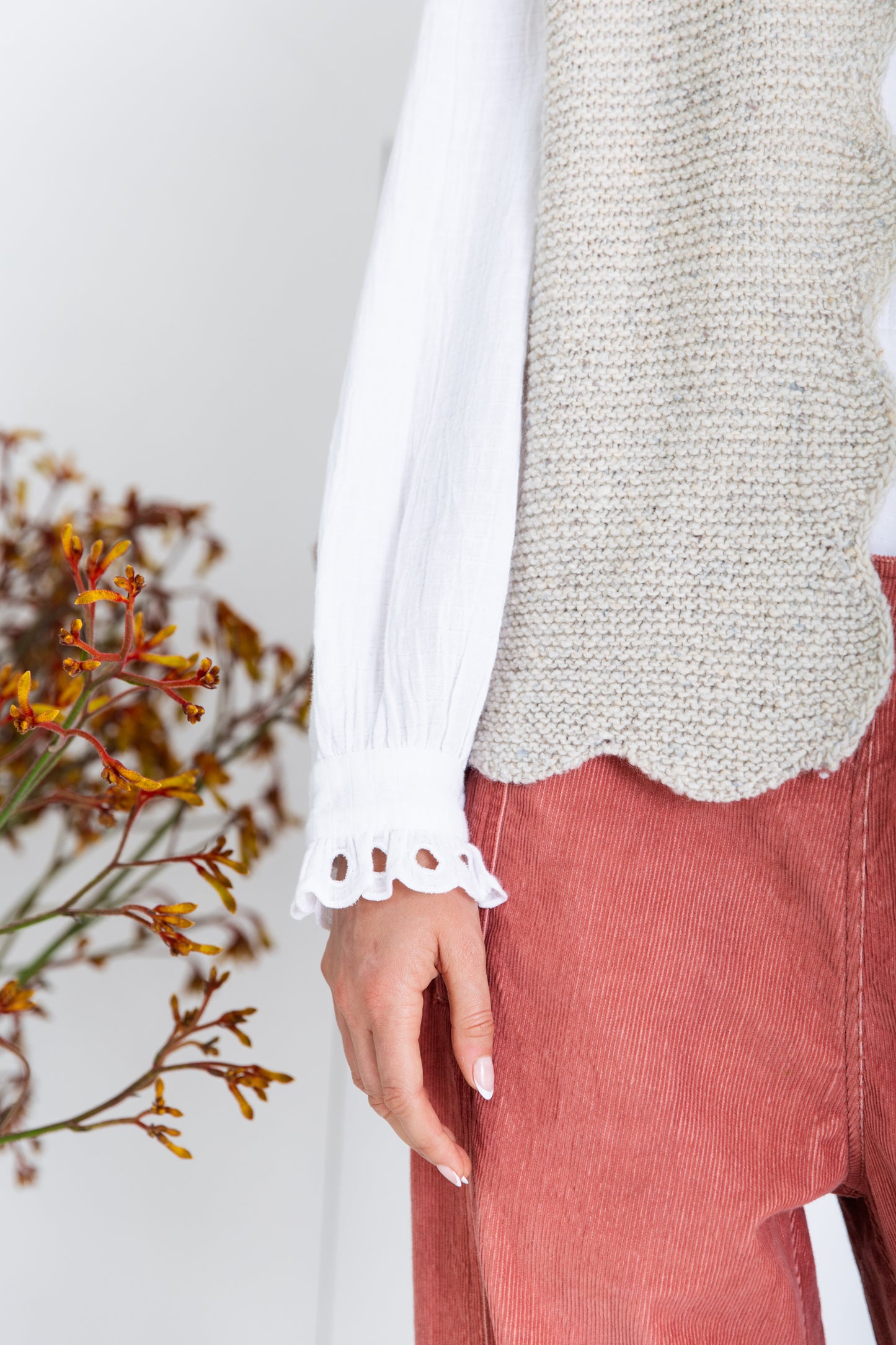 Bonte Naomi Gilet Oyster