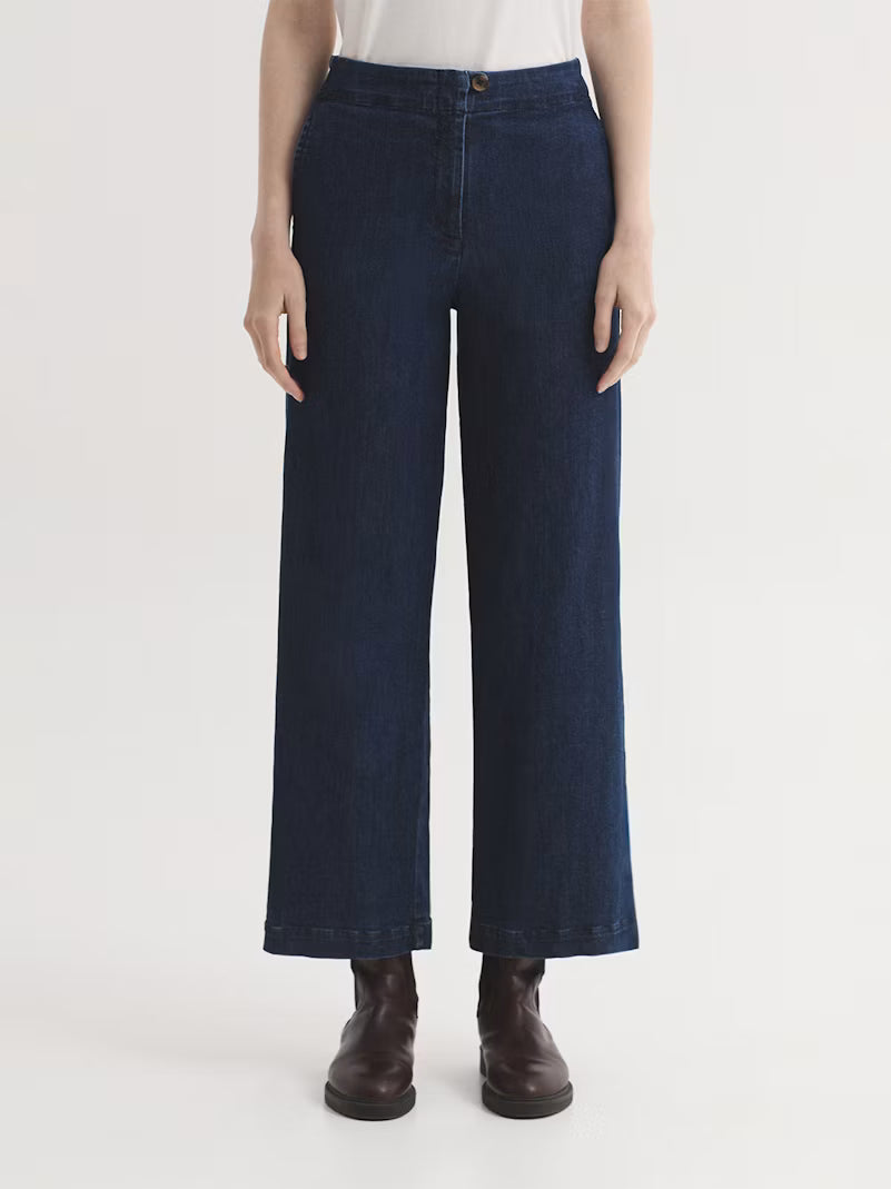 Nice things AW26  Denim trousers with loop closure