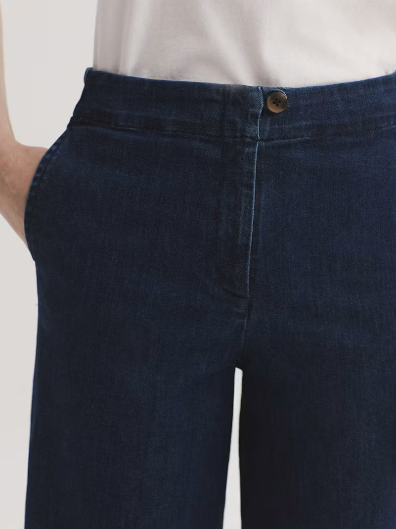 Nice things AW26  Denim trousers with loop closure