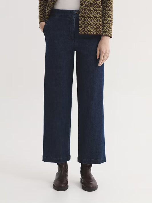 Nice things AW26  Denim trousers with loop closure